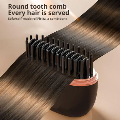 Wireless Negative Ion Straight Hair Comb Mini Portable Longlasting Fluffy Home Straight Hair Comb Hair Styling Hair Straightener